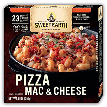 Dr. Gourmet reviews the Mac and Cheese Pizza bowl from Sweet Earth Natural Foods