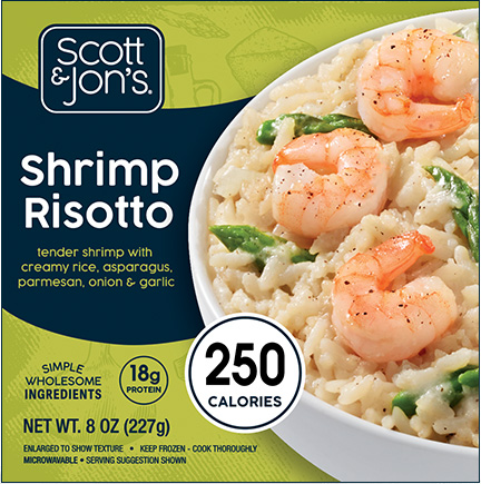 the Shrimp Risotto Rice Bowl from Scott & Jon's