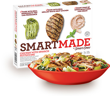 Dr. Gourmet reviews the Chicken with Spinach Fettuccine from Smart Made by Smart Ones