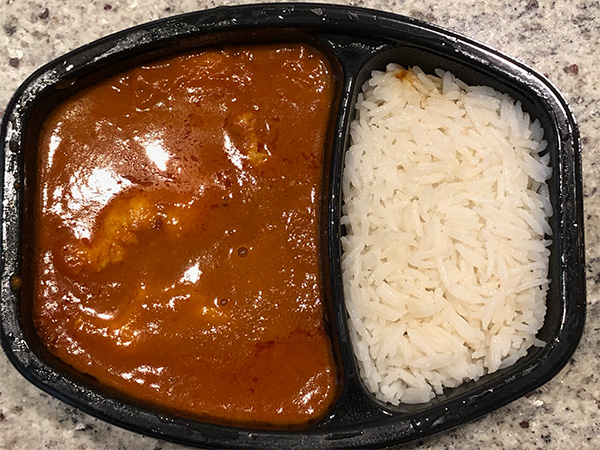 the Butter Chicken from Saffron Road, after cooking