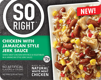Dr. Gourmet reviews the Chicken with Jamaican Style Jerk Sauce from So Right