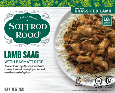 Dr. Gourmet reviews the Lamb Saag from Saffron Road