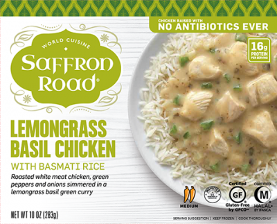 Dr. Gourmet reviews the Lemongrass Basil Chicken from Saffron Road