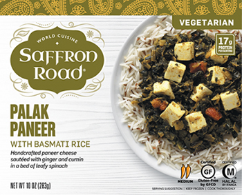 the Dr. Gourmet tasting panel reviews the Palak Paneer from Saffron Road