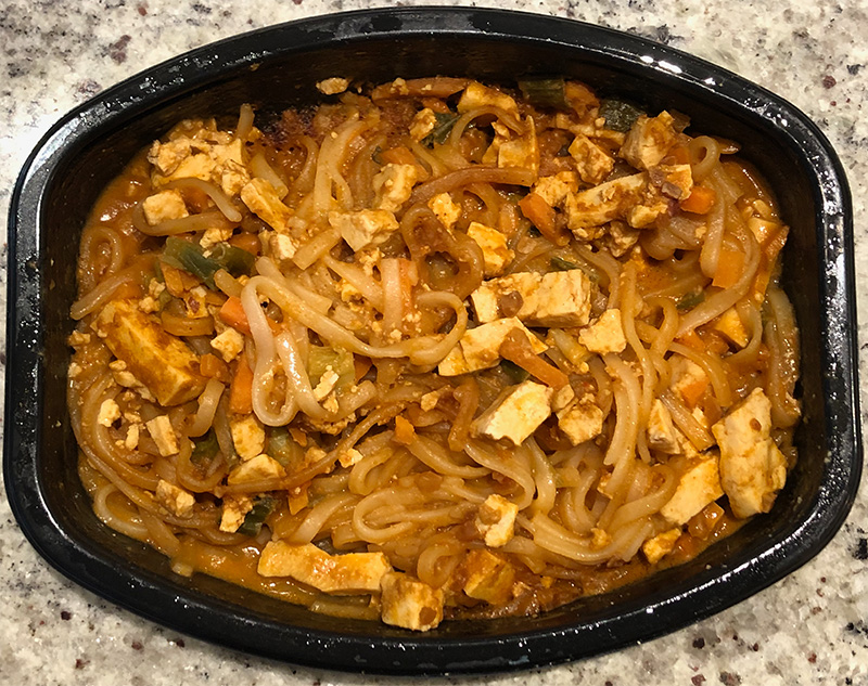  the Vegetable Pad Thai from Saffron Road, after cooking