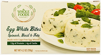 Egg White Bites with Spinach, Basil and Feta from Whole Foods Market