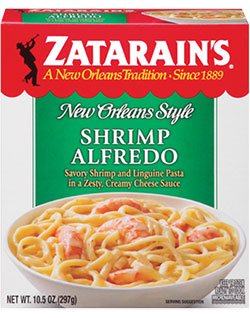 Dr. Gourmet Reviews Zatarain's frozen Shrimp Alfredo